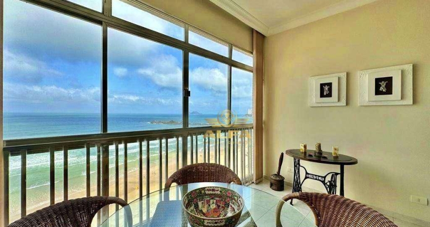 FRENTE MAR - Apartamento com 4 Suítes à venda, 225 m² - Pitangueiras - Guarujá/SP