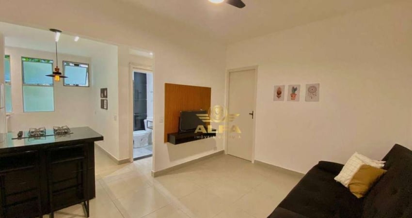 Apartamento à venda, 57 m² por R$ 390.000,00 - Pitangueiras - Guarujá/SP