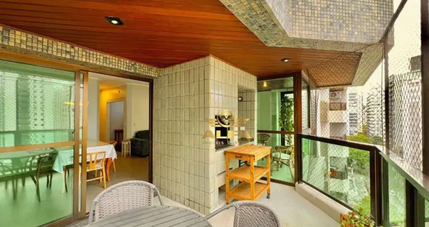 Apartamento reformado com churrasqueira à venda na praia das pitangueiras – guarujá/sp | alfa imóveis guarujá