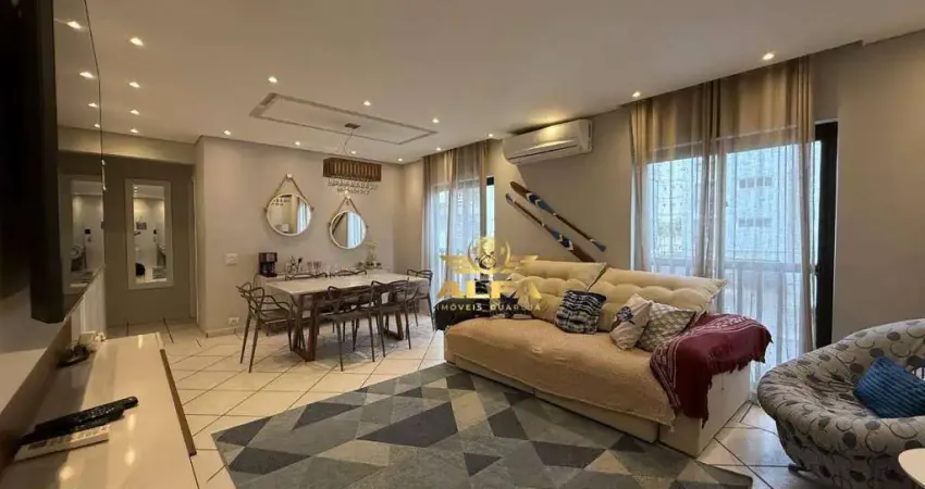 Apartamento reformado com sacada à venda na praia da enseada – guarujá/sp | alfa imóveis guarujá