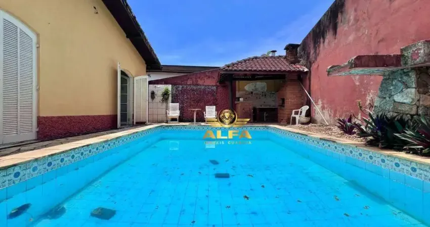 Casa à venda no condomínio albamar, guarujá – 2 dormitórios, piscina, churrasqueira e lazer completo | alfa imóveis guarujá