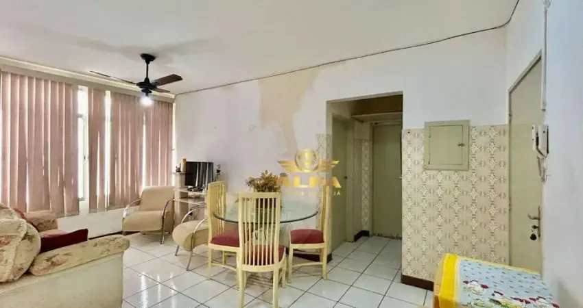 Apartamento a 1 quadra do mar na praia da enseada, guarujá – 1 dormitório | alfa imóveis guarujá