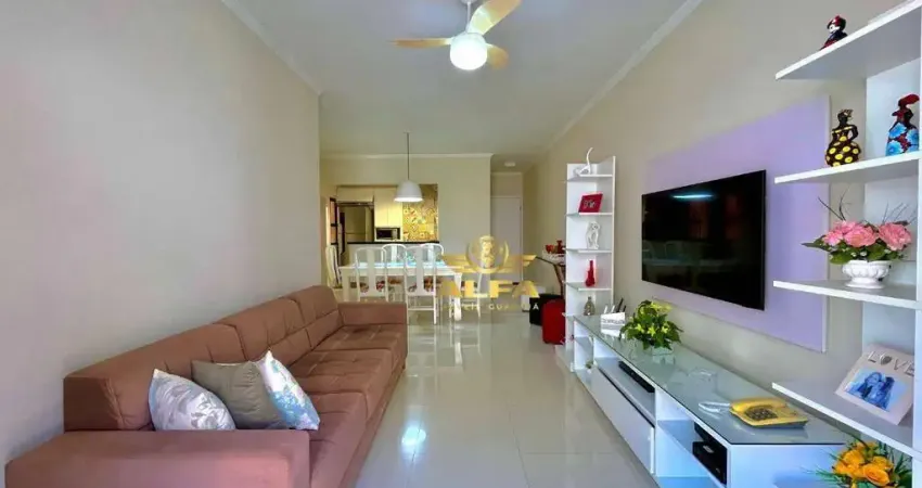 Apartamento com sacadão à venda na praia da enseada, guarujá – 3 dormitórios, suíte e 1 vaga | alfa imóveis guarujá