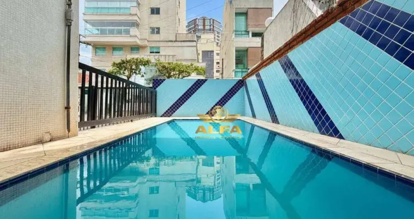 Apartamento reformado 3 dormitórios com sacada na enseada – alfa imóveis guarujá