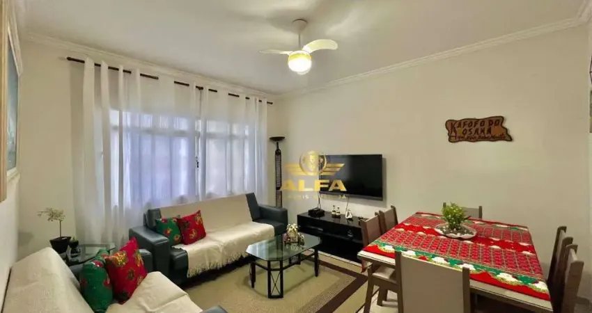 Apartamento à venda na praia das astúrias guarujá | 2 dormitórios, suíte e 1 vaga – alfa imóveis guarujá