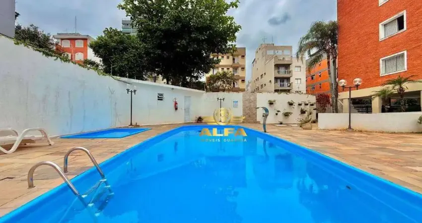 Apartamento à venda na praia da enseada guarujá | 3 dorms, sacada e lazer – alfa imóveis guarujá