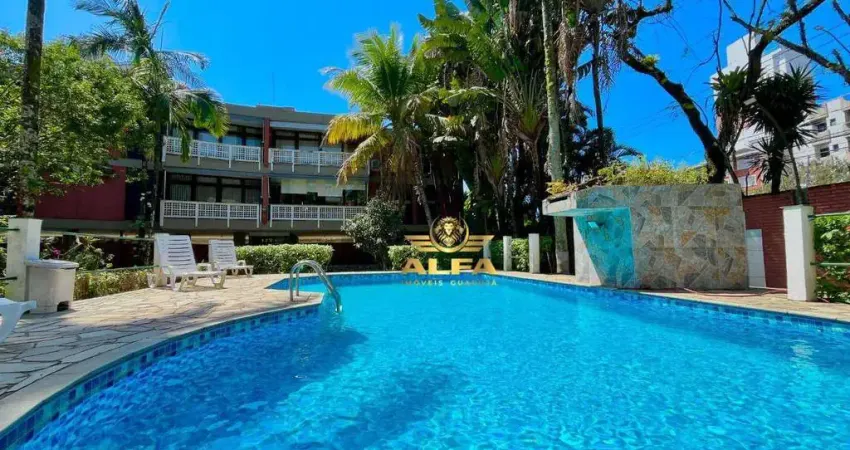 Apartamento amplo à venda com sacada e lazer na praia da enseada – alfa imóveis guarujá