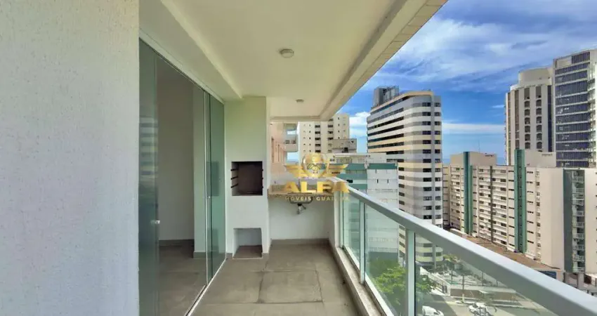 Apartamento Reformado com Varanda Gourmet e Vista Mar na Praia das Astúrias | Alfa Imóveis Guarujá