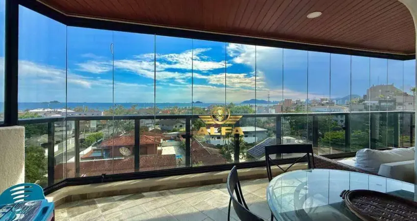 Cobertura duplex alto padrão com vista mar na Praia da Enseada – Alfa Imóveis Guarujá