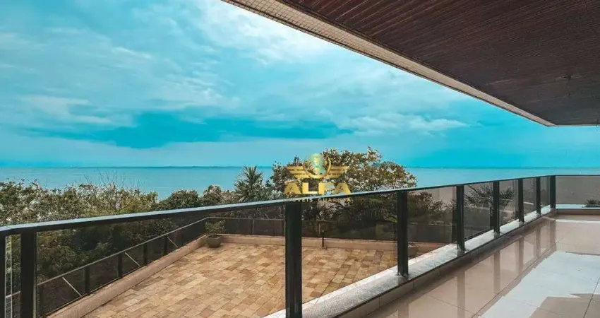 Apartamento de Alto Padrão Frente ao Mar na Praia das Astúrias, 4 suítes e 3 vagas – Alfa Imóveis Guarujá