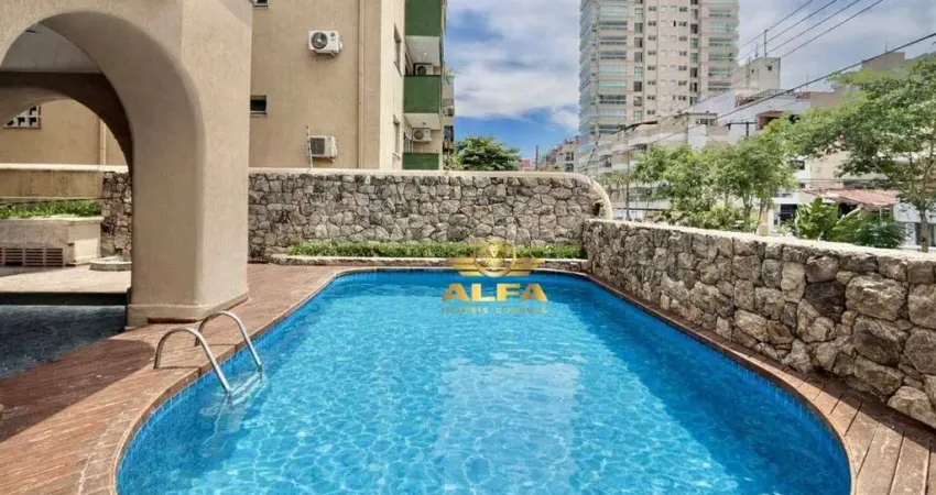 Apartamento com 3 dormitórios à venda, 160 m² por R$ 650.000 - Enseada - Guarujá/SP- Alfa Imóveis Guarujá