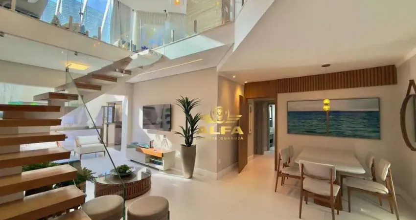 Cobertura à venda  na praia das astúrias | alfa imóveis guarujá.