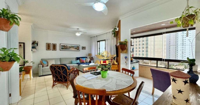 Apartamento com 3 dormitórios à venda, 112 m² por R$ 800.000,00 - Jardim Astúrias - Guarujá/SP