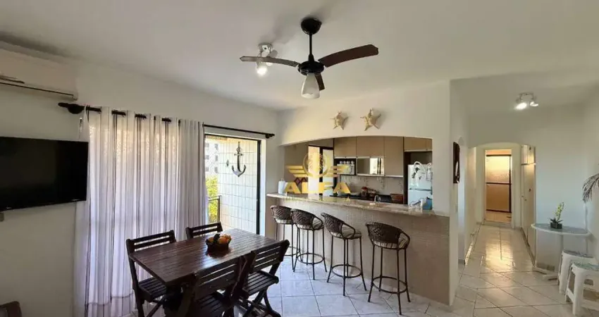 Apartamento com 2 dormitórios à venda, 70 m² por r$ 440.000,00 - tombo - guarujá/sp