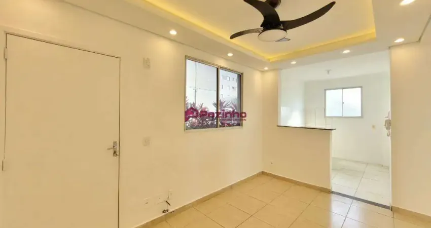 Apartamento para alugar em limeira, jardim colina verde, com 2 quartos, com 47 m², parque los alpes