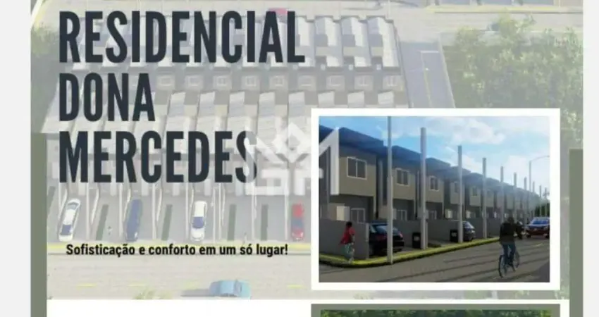 Casas Novas à Venda no Bairro Dona Mercedes em Gravataí com 2 Dormitórios e Pátio Privativo