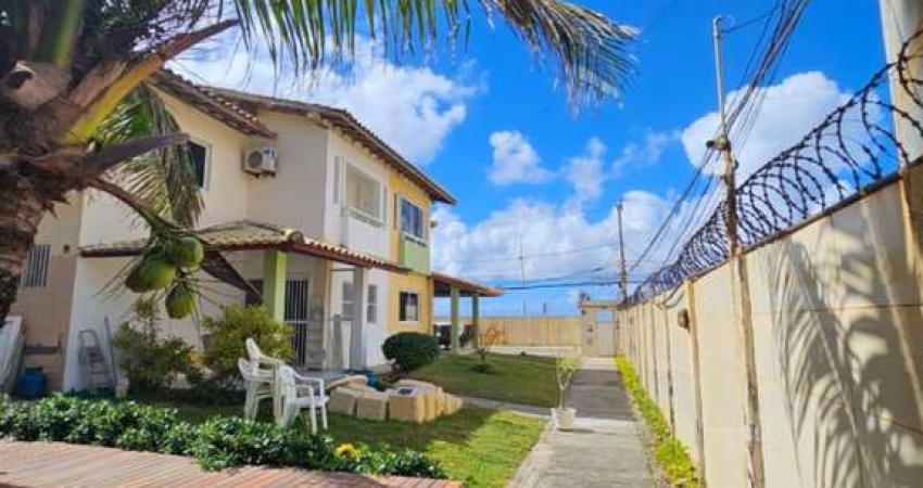 Casa duplex mobiliada  para locação  em ipitanga - frente mar.