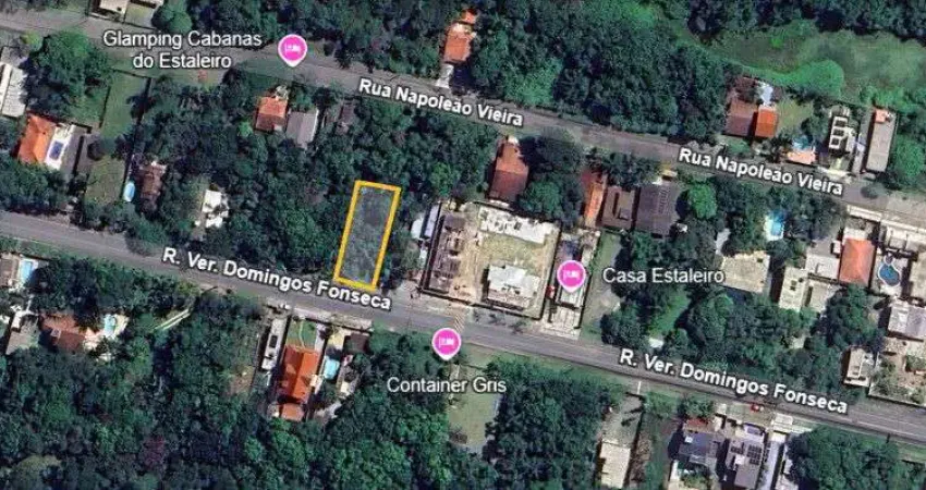 Terreno à venda em balneário camboriú-sc, na praia do estaleiro com 484,75 m² de área. aproveite essa oportunidade!