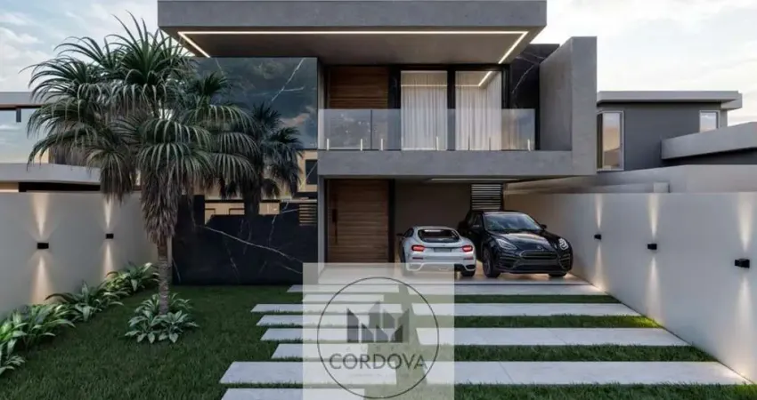 Magnífica casa à venda na cidade de nome da cidade] - bairro nome do bairro] com 4 quartos, 4 suítes, 3 salas, 2 vagas e 300m² de área