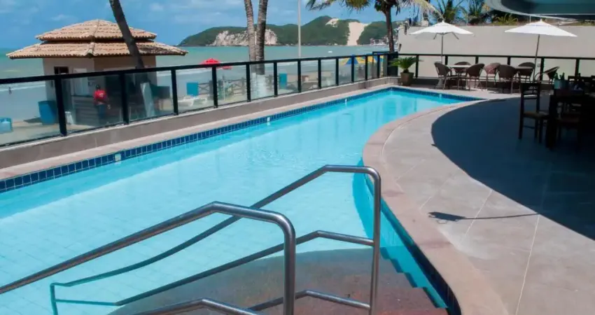 Frente mar no kings flat: duas unidades mobiliadas com sacada e varanda generosa