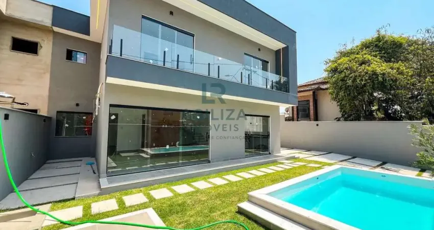 Casa alto padrão para venda em niterói, itacoatiara, 4 dormitórios, 4 suítes, 5 banheiros, 2 vagas