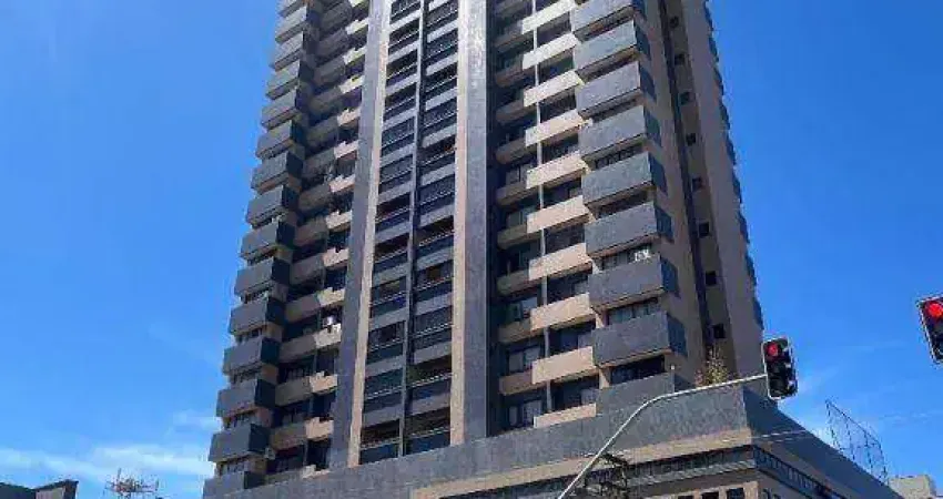 Apartamento no edifício fortaleza para alugar, suíte e dois quartos, centro de guarapuava