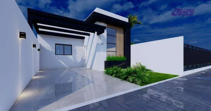 Casa com suíte e dois quartos no loteamento joão gelinski - imóvel em finalização