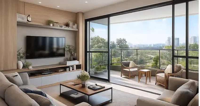 Apartamento em condomínio clube com vista privilegiada jardim aurora