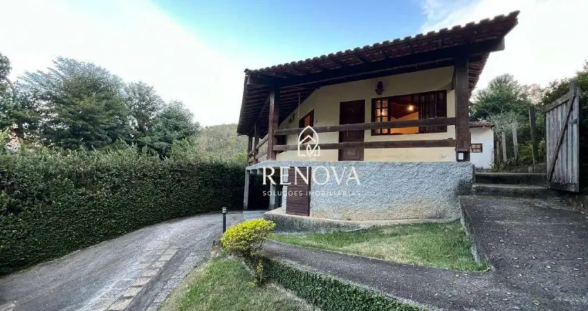 Casa com 3 quartos à venda, 265 m² por r$ 795.000 - vargem grande - teresópolis/rj