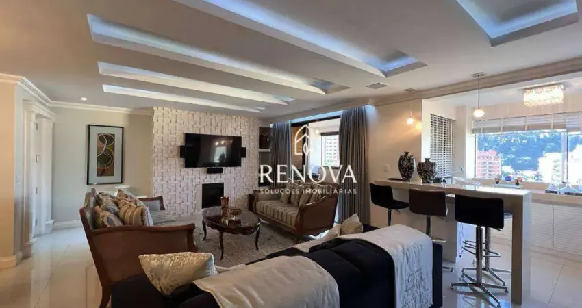 Apartamento com quatro quartos à venda, 256 m² por r$ 2.695.000 - agriões - teresópolis/rj