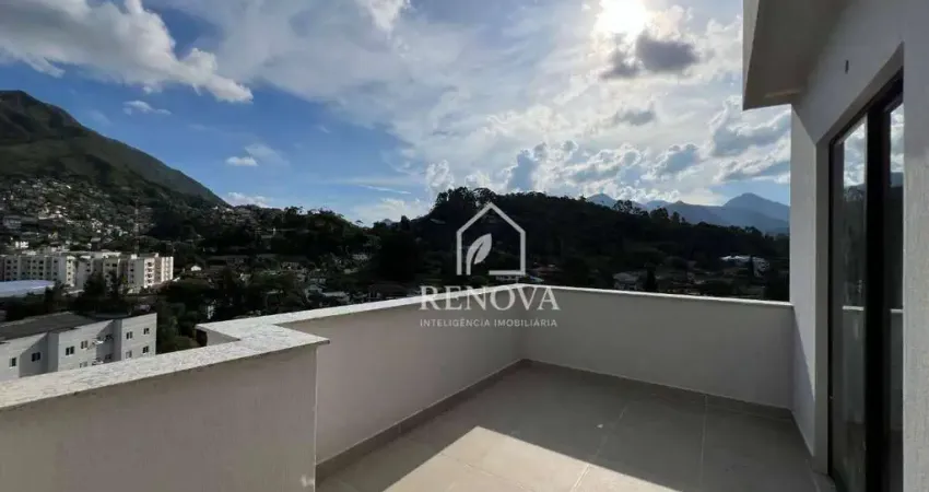 Cobertura com quatro quartos à venda, 134 m² por r$ 680.000 - bom retiro - teresópolis/rj
