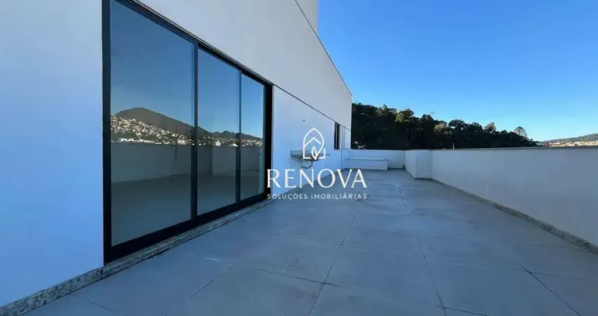 Cobertura com 3 dormitórios à venda, 190 m² por r$ 1.475.000,00 - agriões - teresópolis/rj