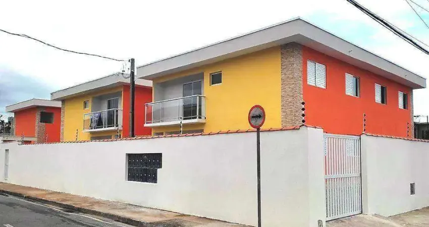 Village com 2 dormitórios à venda, 55 m² por r$ 400.000,00 - centro - bertioga/sp