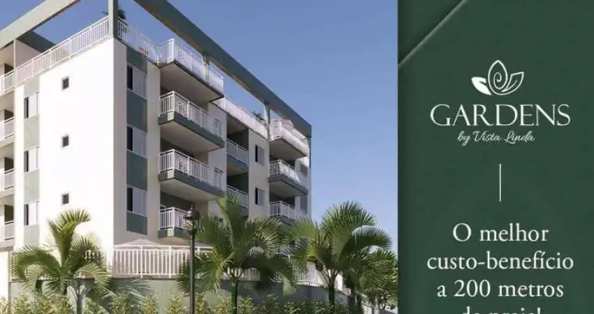 Apartamento com 2 dormitórios à venda, 55 m² por r$ 450.000,00 - vista linda - bertioga/sp