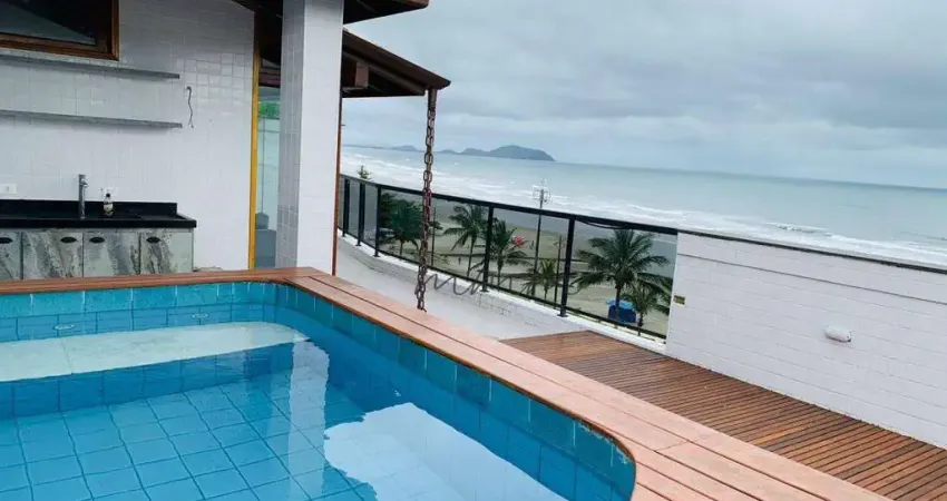 Cobertura com 4 dormitórios à venda, 222 m² por r$ 2.150.000,00 - centro - bertioga/sp