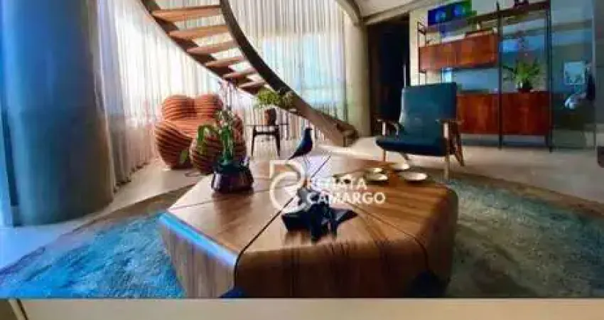 Cobertura duplex com 3 dormitórios à venda, 460 m² por r$ 7.200.000 - jardim - santo andré/sp