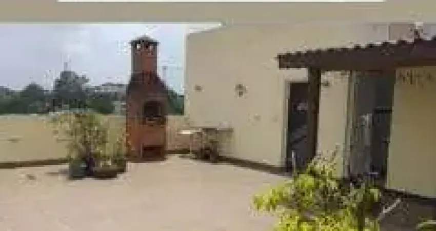 Cobertura com 140m², espaço gourmet, 2 dormitórios e 2 vagas no bairro santa maria – aceita permuta