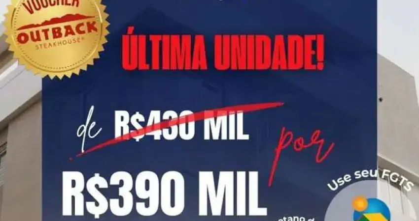 Apartamento à venda mcmv com 58m² 2 quartos com suíte 1 vaga, nova gerty, são caetano do sul, sp