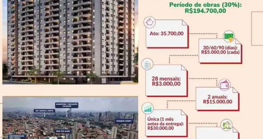 Lançamento no alto da mooca – apartamentos com varanda gourmet e 1 vaga de garagem, são paulo/sp