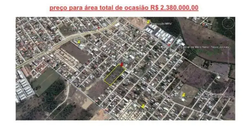 Terreno à venda, parque novo jockey, campos dos goytacazes, rj