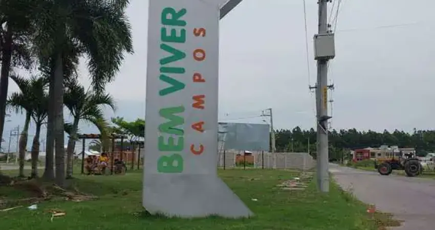 Terreno à venda no residencial bem viver 8x20 (160m²), – donana, campos dos goytacazes/rj