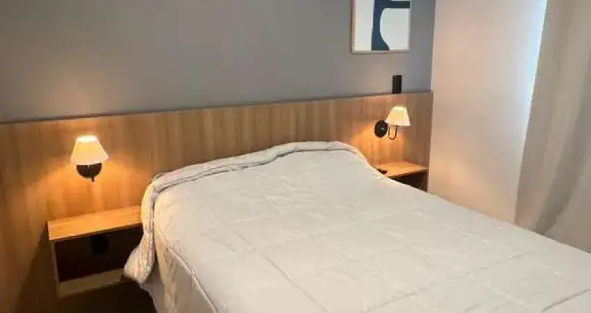 Flat porteira fechada a venda no park são caetano com 1 suíte e 1 banheiro – semi mobiliado, campo