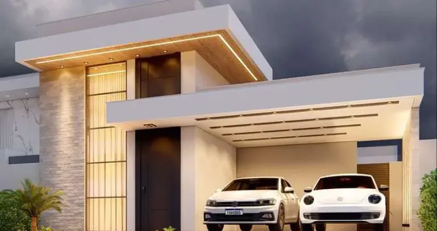 Casa linear no condomínio cidade jardim resort – entrega em outubro