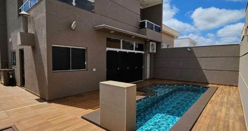 Casa de Luxo em Condomínio à Venda em Cravinhos-SP - Jardim das Acácias  3 quartos, 3 suítes, 2 salas, 4 banheiros, 4 vagas - 240,55m².
