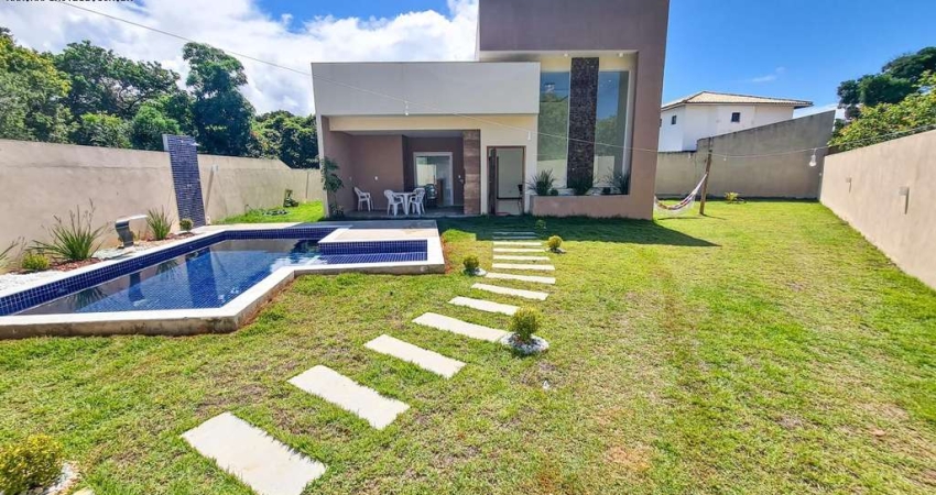 Casa em Condomínio para Venda em Camaçari, Barra do Jacuípe, 3 dormitórios, 2 suítes, 4 banheiros, 6 vagas