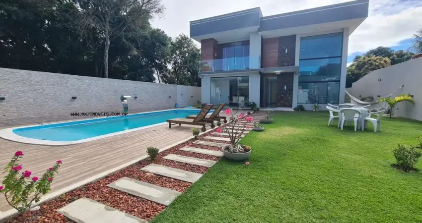 Casa em condomínio para locação em camaçari, barra do jacuípe, 5 dormitórios, 5 suítes, 7 banheiros, 4 vagas