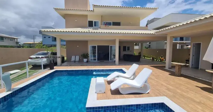 Casa em condomínio para venda em camaçari, barra do jacuípe, 5 dormitórios, 5 suítes, 6 banheiros, 7 vagas