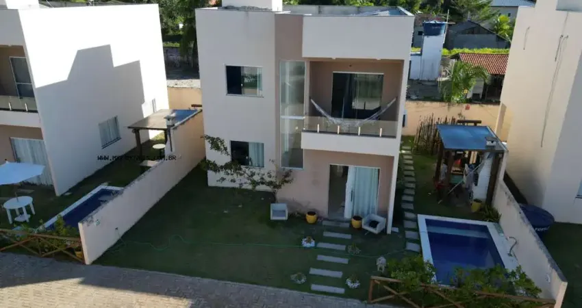 Casa em condomínio para venda em camaçari, barra do jacuípe, 4 dormitórios, 1 suíte, 3 banheiros, 2 vagas