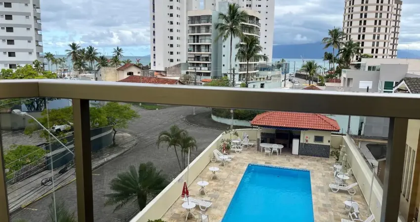 Apartamento mobiliado com lazer completo e vista mar à 100 metros da praia martim de sá