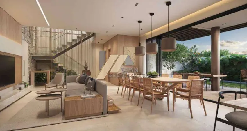 Casa à venda em campinas, sítios de recreio gramado, com 3 suítes, com 187.66 m², casa da mata